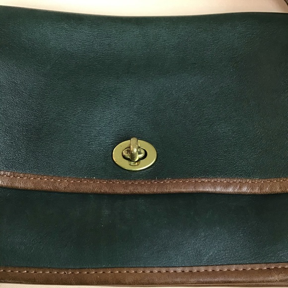 Coach Bags Vintage Coach Hunter Green Crossbody Bag Poshmark